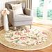 White 48 x 0.25 in Area Rug - Lark Manor™ Hollander Floral Handmade Looped Ivory/Beige Indoor Area Rug Wool | 48 W x 0.25 D in | Wayfair