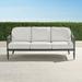 Avery Sofa with Cushions in Slate Finish - Sailcloth Air Blue - Frontgate
