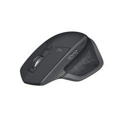 Logitech MX Master 2S Wireless Mouse, Multi-Device, Bluetooth or 2.4GHz Wireless with USB Unifying Receiver, 4000 DPI Any Surface Tracking, 7 Buttons, Fast Rechargeable, Laptop/PC/Mac/iPad OS - Black