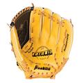 Franklin Sports unisex adult 13" - Modified Trapeze Web Baseball and Softball Glove Fieldmaster Youth Men s Wo, Tan, 13 US