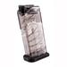 Elite Tactical Systems Group Model 43 9mm Magazines For Glock - 43 Magazine 9mm 7rd Polymer Transluc