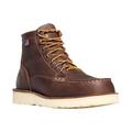 Danner Bull Run Moc Toe 6" Steel Toe Work Boots Leather Men's, Brown SKU - 582347