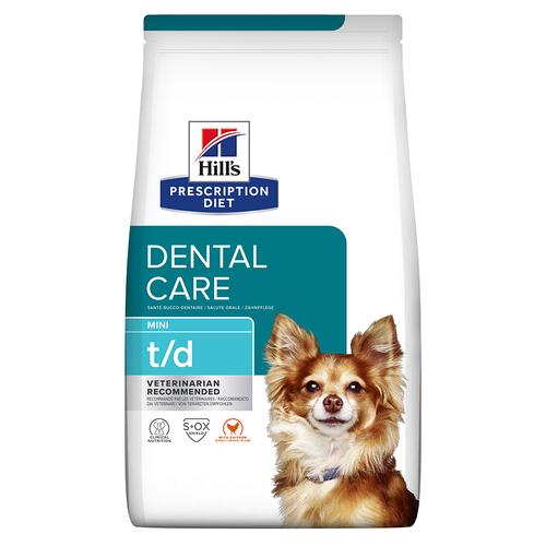 3kg t/d Dental Care Mini Hill's Prescription Diet Canine Hundefutter trocken