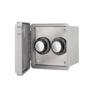 Schwank JM-4215-XX Variable Flush Mount Patio Heater Control with Weatherproof Cover for Two Heaters