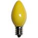 The Holiday Aisle® C7 Opaque Bulb in Yellow | 1.88 H x 0.88 W x 0.88 D in | Wayfair THLA2512 39559763