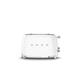 Smeg TSF01WHEU Toaster for Two Slices TSF01WHEU-white, 950 W, White