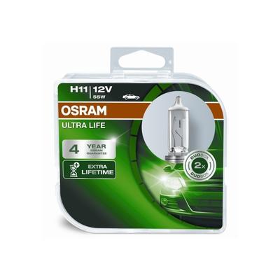 OSRAM H11 Ultra Life 55W (2 Stk.) Glühlampe, Fernscheinwerfer,Glühlampe, Hauptscheinwerfer,Glühlampe, Nebelscheinwerfer,