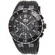 Lotus R Men's Quartz Watch with Black Dial Chronograph Display and Black Rubber Strap 15802/2