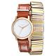 NIXON Women's A4031749 Kenzi Metal and Leather-Strap Wrap Watch