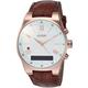 Guess Women Analogue-Digital Quartz Watch with Leather Strap C0002MB4