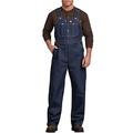 Dickies Men's Bib Overall, Indigo Rigid, 44W x 30L