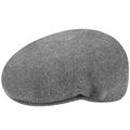 Kangol Wool 504 Flat Cap, Grey (Dark Flannel), Medium