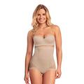 Leonisa Women Slimming Tummy Control Shapewear Underwear - High Waist Panty Beige