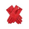 Dents Thruxton Women's Leather Driving Gloves BERRY 8