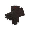Men's Kingston Handsewn Silk Lined Leather Gloves BROWN 9