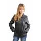 House Of Leather Womens Classic Zip Up Real Leather Jacket Ladies Semi Fitted Lambskin Coat Julia, Black, 16