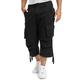 Brandit Urban Legend 3/4 Men's Cargo Short Trousers - Black, XXL