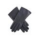 Dents Poppy Women's Single Point Leather Gloves NAVY 7