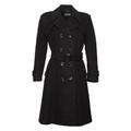 De La Creme - Black Womens Wool & Cashmere Winter Long Belted Coat Size 20 48