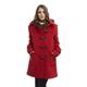 Original Montgomery Women's London Duffle Coat - Red (Large)