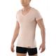 Albert Kreuz Function Undershirt Cooling Clima regulating Coolmax Vest Undershirt Anti-Sweating Dry Skin Undershirt v-Neck Shortsleeves Nude Color - Invisible Undershirt (04/S)