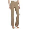 Rekucci Women's Ease into Comfort Fit Barely Boot Leg Stretch Trousers, Beige Oatmeal, 14