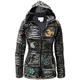 Shopoholic Fashion Women 100% Soft Cotton Emo Punky Gothic Hoodie Jacket, Black, Small