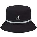 Kangol Stripe Lahinch Bucket Hat, Black, Medium