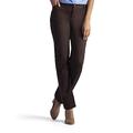 Lee Women’s Relaxed Fit All Day Straight Leg Pant, Roasted Chestnut, 16 Short