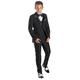 Paisley of London, Boys Tuxedo, Boys Black Suits, Slim Fit Suit, Prom Suit, 12-18 Months