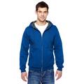 Fruit of the Loom Unisex's Fleece Full-Zip Hooded Sweatshirt, Royal, XXXL