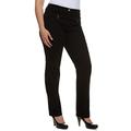 Ulla Popken Women's Große Größen Stretchhose Mony Trouser, Black (Black 70349710), 54