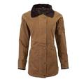 Walker & Hawkes - Ladies Wax Antique Jacket Countrywear Hunting Waxed Coat - Beige - 8