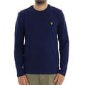 Lyle and Scott Men Long Sleeve T-Shirt - Cotton - L Navy