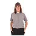 Hammond and Harper -Womens 1 inch Tunnel Collar - Short Sleeves (Size 18 - Denim Grey)