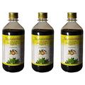 AVP Dasamoolarishtam - General Tonic - Pack of 3 (450ml)