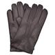 YISEVEN Men's Deerskin Leather Warm Fleece Lined Dress Classical Gloves Buckskin Genuine Three Points Fur Driving Motorcycle Three Point Winter Cold Heated Riding Work Gifts Brown 10.0"/XL