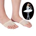 Breathable Dance Paw Pad Shoes Pain Relief Forefoot Cushion Cover Sole Protectors Foot Thongs Ballet Dance Wear Lyrical Shoes (S)