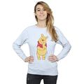 Disney Women's Classic Winnie The Pooh Sweatshirt Large Heather Grey