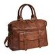 Real Leather Holdall Weekend Bag Rust Brown Vintage Travel Cabin Overnight Bag - Bali