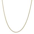 14ct Yellow Gold Hollow Polished Lightweight Lobster Claw Closure Wheat Chain Necklace Measures 1.55mm Wide Jewelry Gifts for Women - 61 Centimeters