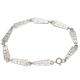 Alexander Castle 925 Sterling Silver Bracelet for Women Teens Girls - Charles Rennie Mackintosh Jewellery with Jewellery Gift Box - 7 Inches
