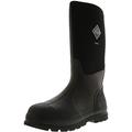 Muck Boots Unisex Chore Classic Mid Pull On Waterproof Wellington Boot, Black, 8