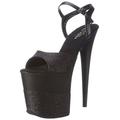 Pleaser FLAMINGO-809-2G Blk Glitter/Blk-Glitter