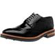 Base London Woburn Hi Shine Black Men's Brogue UK 8