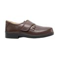 Roamers Mens Extra Wide Fitting Touch Fastening Casual Shoes (9 UK) (Brown)