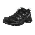 Salomon XA Pro 3D Women's Trail Running and Hiking Shoes, Stability, Grip, and Long-lasting Protection, Black, 3.5