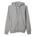 Adidas Men's Classic Trefoil Sweatshirt - Grey/Brgrin, Small