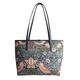 Signare Tapestry Shoulder Bag Tote Bag for Women with Vintage Design (Strawberry Thief Blue, COLL-STBL)
