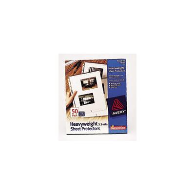 Avery 11 x 8.5 in. Non-Stick Top-Loading Sheet Protectors - Heavyweight - Diamond Clear - 200 Pack